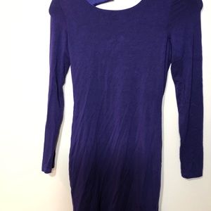 Bodycon dress. Open back. Small.